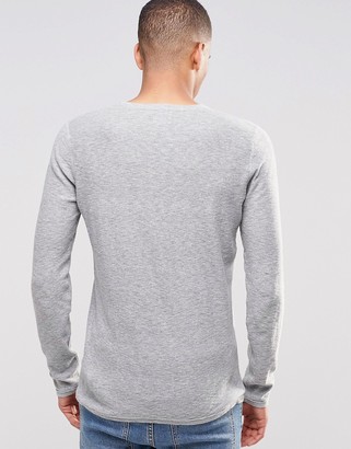 Selected Light Weight Knitted Sweater