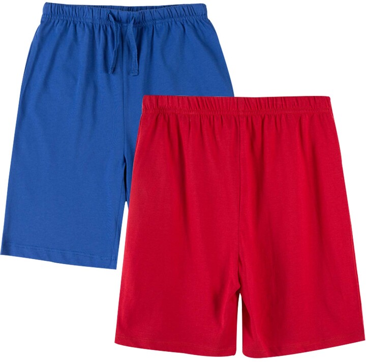 YoungSoul Kids Jersey Shorts Set of 2 Boys Girls Summer Casual Jogger Shorts 