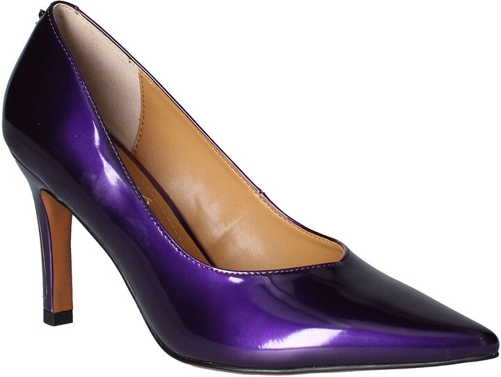 dark purple pumps