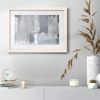 17 Stories Tranquil Blues Framed On Paper Print