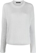 Thumbnail for your product : Iris von Arnim Ribbed Crew Neck Cashmere Jumper