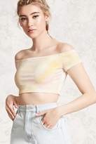 Thumbnail for your product : Forever 21 Velvet Off-the-Shoulder Top