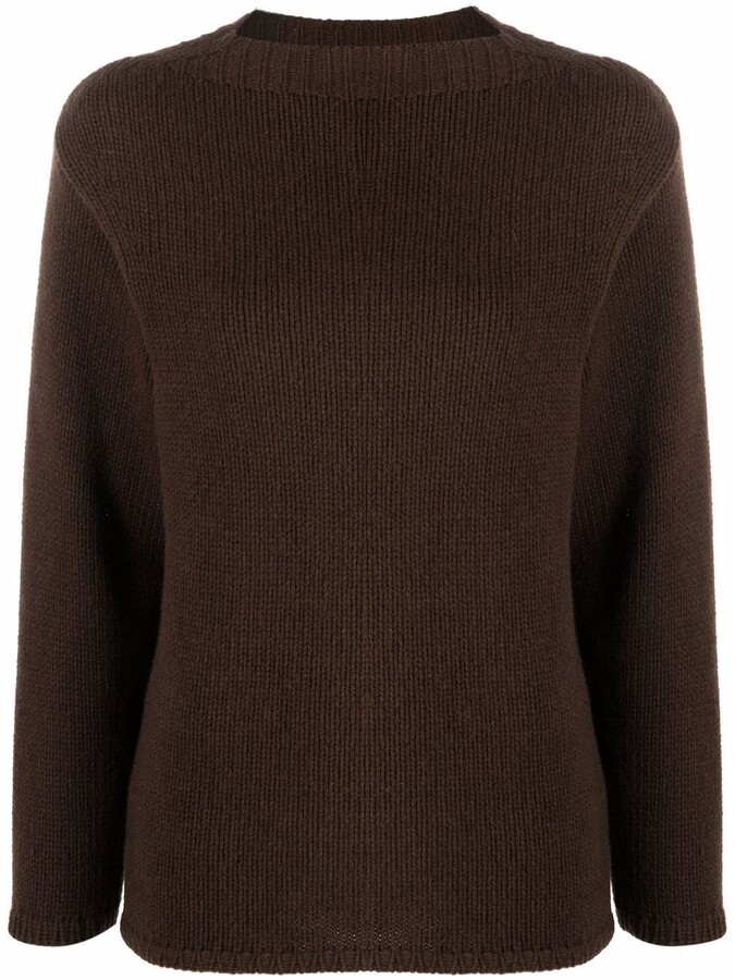 Dark Brown Cashmere Sweater | Shop the world's largest collection of  fashion | ShopStyle