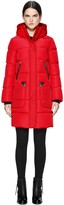 Thumbnail for your product : Mackage Carmela Midi Length Winter Down Coat With Fur In Red