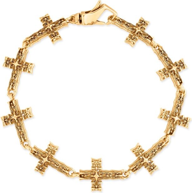 Emanuele Bicocchi Multi Notre Dame Cross Bracelet