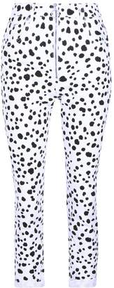 boohoo Dalmatian Animal Print Mom Jeans