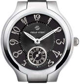 Thumbnail for your product : Philip Stein Teslar Small Black Round Watch Head & 18mm Stainless Steel Bracelet