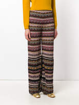 Thumbnail for your product : M Missoni patterned palazzo pants