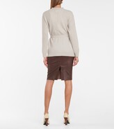 Thumbnail for your product : Jardin des Orangers Belted cashmere knit cardigan