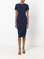 Thumbnail for your product : Victoria Beckham fitted shoulder buckle dress