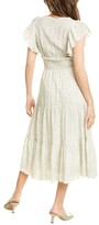 Thumbnail for your product : Lucy Paris Mischa Linen-Blend Midi Dress