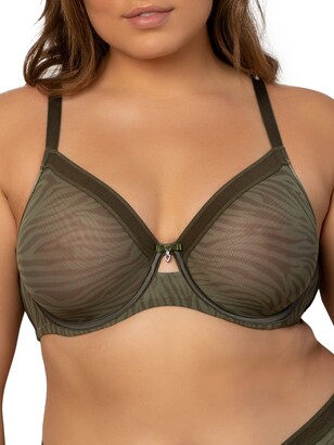 Couture Women's Sheer Mesh Full Coverage Unlined Underwire Bra - ShopStyle  Plus Size Lingerie
