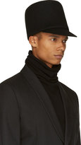 Thumbnail for your product : Robert Geller Black Felted Tall Thomas Hat