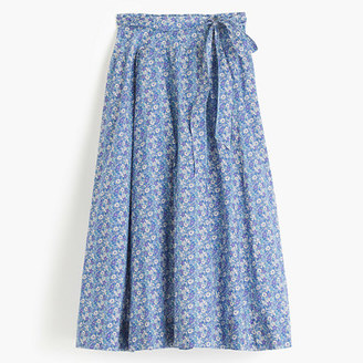 J.Crew Tie-waist skirt in Liberty® Delilah Cavendish Tana Lawn floral