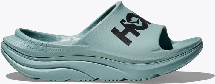 Hoka One One Ora Athletic Slide Shoes in Druzy/Black