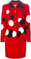 Thumbnail for your product : Moschino Vintage polka dot skirt suit