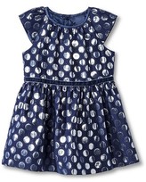 Thumbnail for your product : Cherokee Infant Toddler Girls' Cap Sleeve Metallic Polkadot Dress