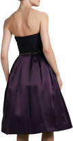 Thumbnail for your product : Pamella Roland Strapless Embroidered/Sequined Party Dress