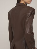 Thumbnail for your product : Nanushka Hathi Faux Leather Fitted Blazer
