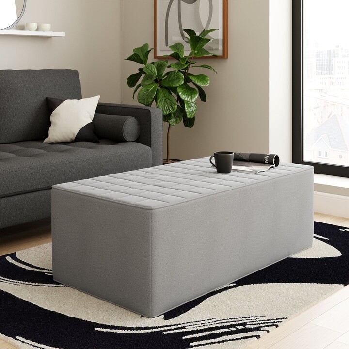 Dunelm Ezra Brushed Marl Double Fold Out Bed Light Grey ShopStyle Futon