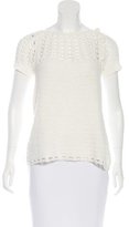 Thumbnail for your product : Lela Rose Short Sleeve Knit Top