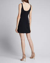 Thumbnail for your product : David Koma Embroidered Crystal-Chain Mini Dress