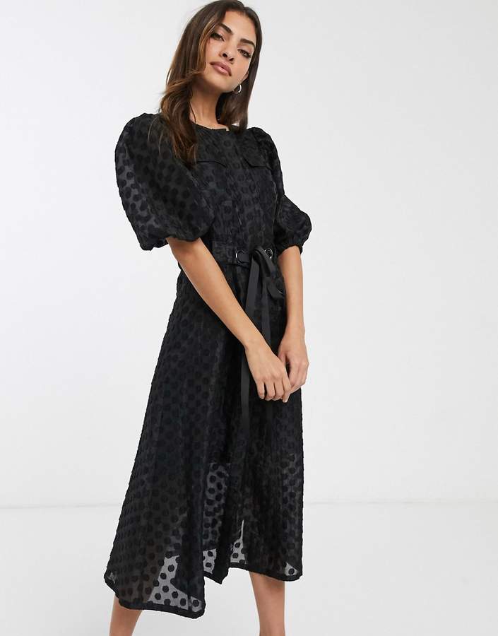 asos organza dress