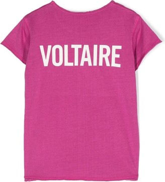 Zadig & Voltaire Kids graphic-print organic cotton T-shirt