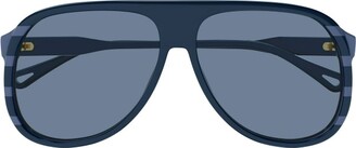 Chloé Sunglasses Aviator Frame Sunglasses