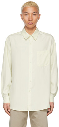 Lemaire Yellow Silk Regular Shirt - ShopStyle