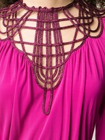 Thumbnail for your product : Alberta Ferretti Strappy Neckline Midi Dress
