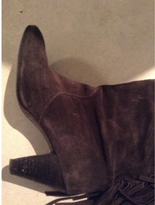 Thumbnail for your product : Maje Grey Leather Boots