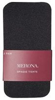 Thumbnail for your product : Merona Women's Opaque and Ribbed Tights 2-Pack
