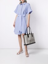 Thumbnail for your product : Emporio Armani Tied-Front Shirt Dress