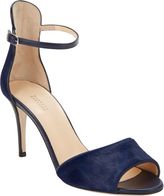Thumbnail for your product : Barneys New York Haircalf Ankle-Strap Sandals-Blue