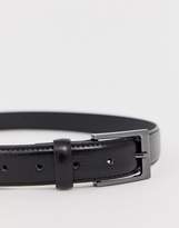 Thumbnail for your product : New Look faux leather formal belt in black