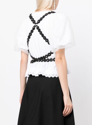 Noir Kei Ninomiya フラワーハーネス ブラトップ 花