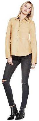 GUESS Midge Leather Shirt