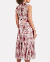 Thumbnail for your product : Zimmermann Wavelength Printed Chiffon Dress