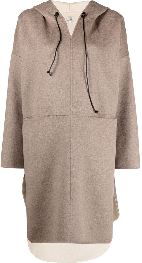 Totême Pullover Hooded Cashmere-Blend Coat - ShopStyle