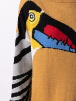Thumbnail for your product : Stella Jean Toucan-Print Knitted Jumper
