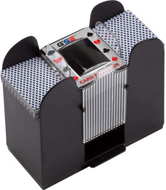 GSE Games & Sports Expert GSE 1-6 Deck Automatic Card Shuffler, Battery-Operated Shuffler Machine for Playing Cards and Card Games