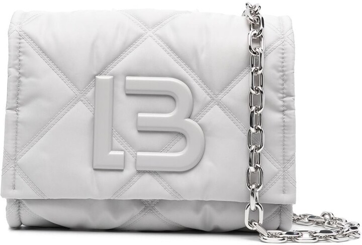 Bimba y Lola Debossed-Logo Quilted Shoulder Bag - ShopStyle