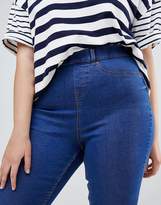 Thumbnail for your product : New Look Plus Curve skinny jegging in blue