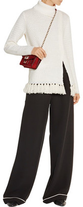 Proenza Schouler Tasseled Wool-Blend Turtleneck Sweater