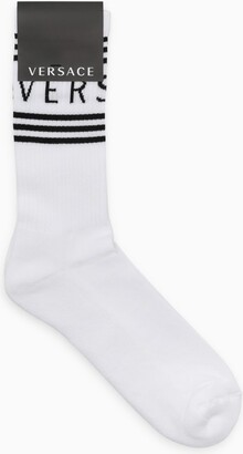 Versace White sports socks