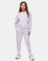 Thumbnail for your product : Topshop Petite sweatshirt in lilac