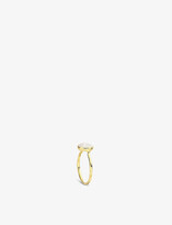 Thumbnail for your product : Monica Vinader Siren 18ct gold-plated vermeil silver and moonstone ring