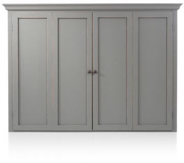 Cameo Grey Modular Media Hutch