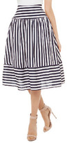 Thumbnail for your product : Romwe Striped A-line High-waisted Skirt
